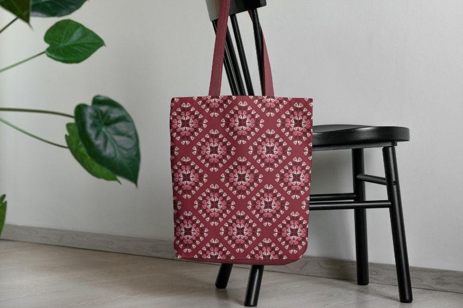 Scarlett Mosaic Granny Squares Seamless Print