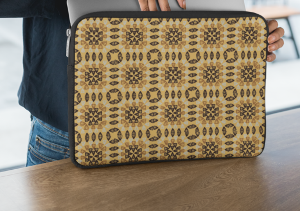 Amber Aura Laptop Sleeve