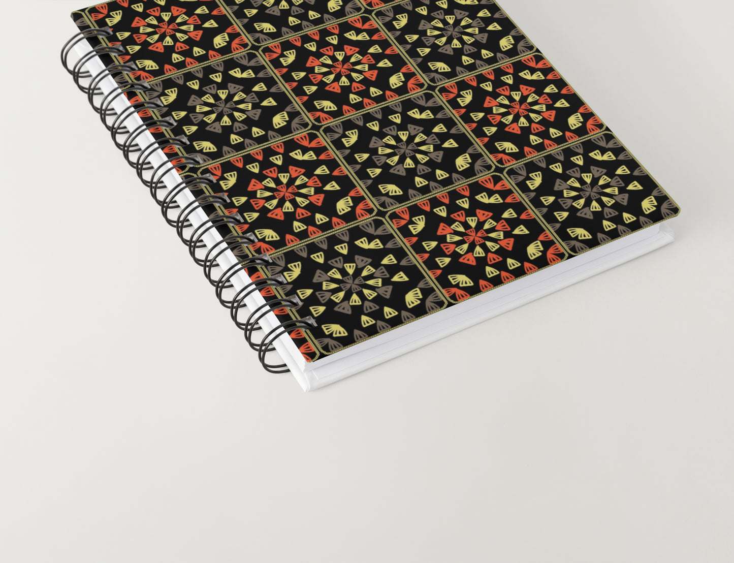 Solar Zest Floral Seamless Print