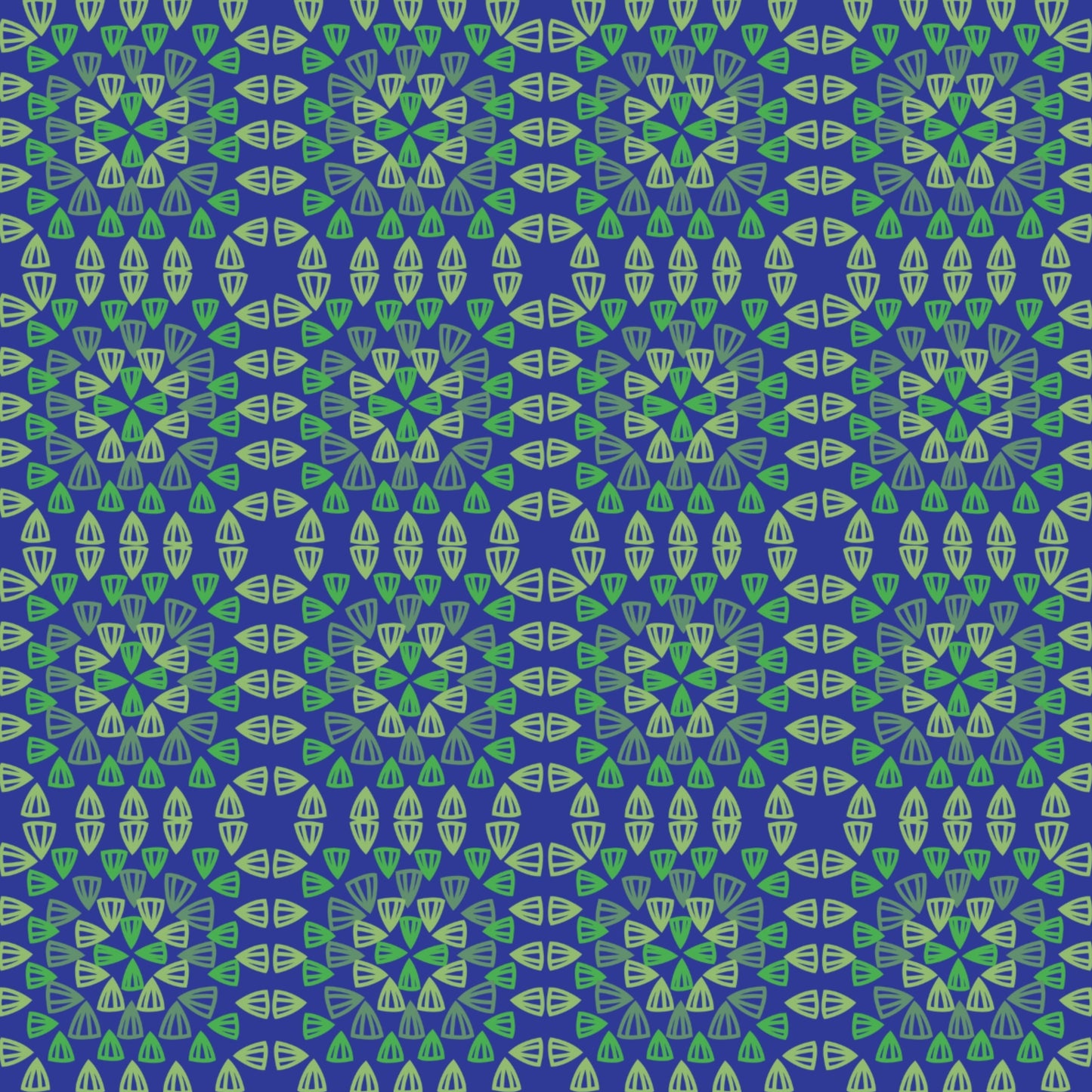 Starry Night Granny Squares Seamless Print
