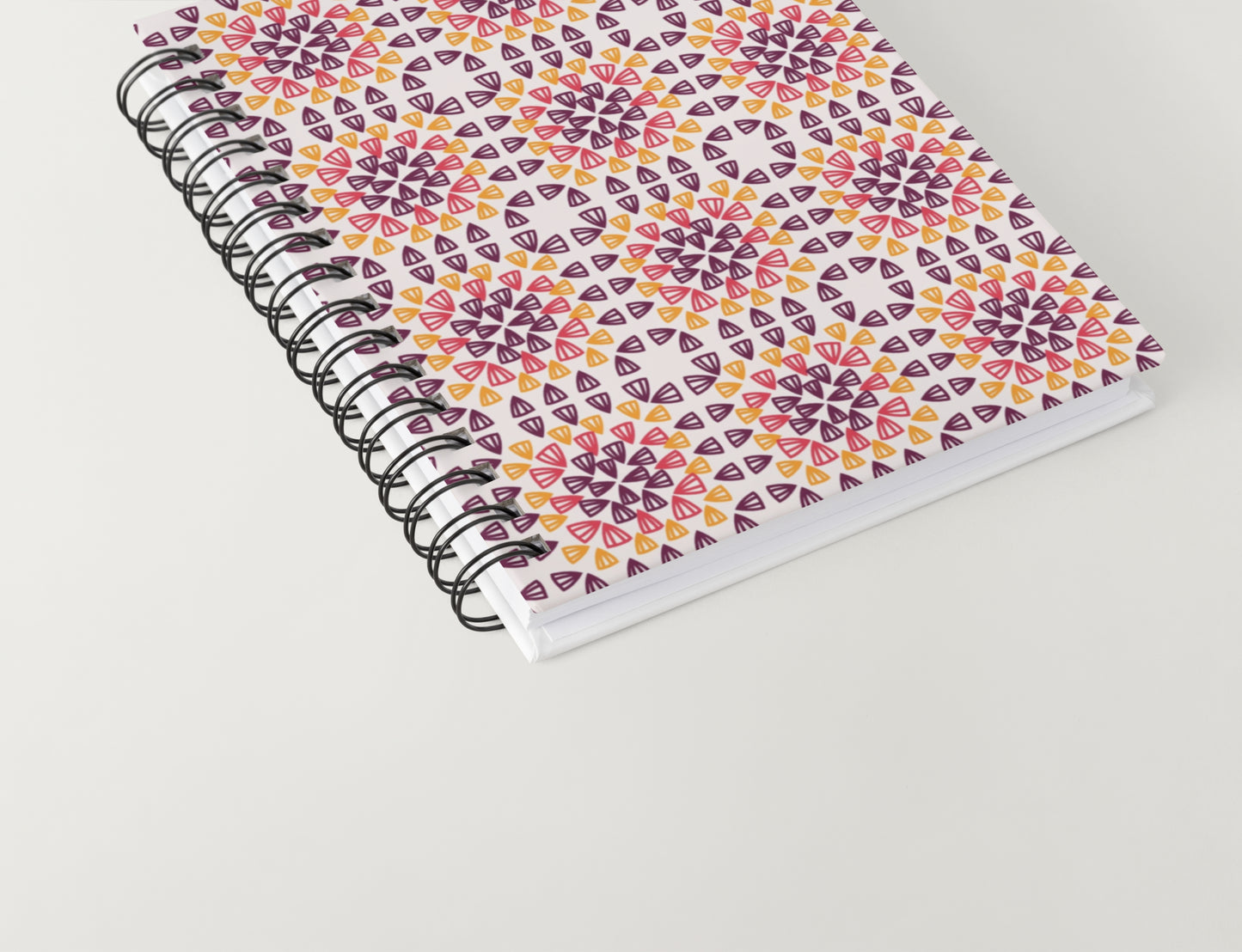 Sunset Bloom Granny Squares Seamless Print