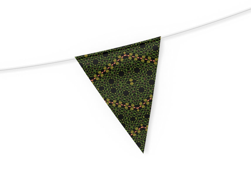 Vintage Granny Lace Crochet-Inspired Geometric Seamless Pint