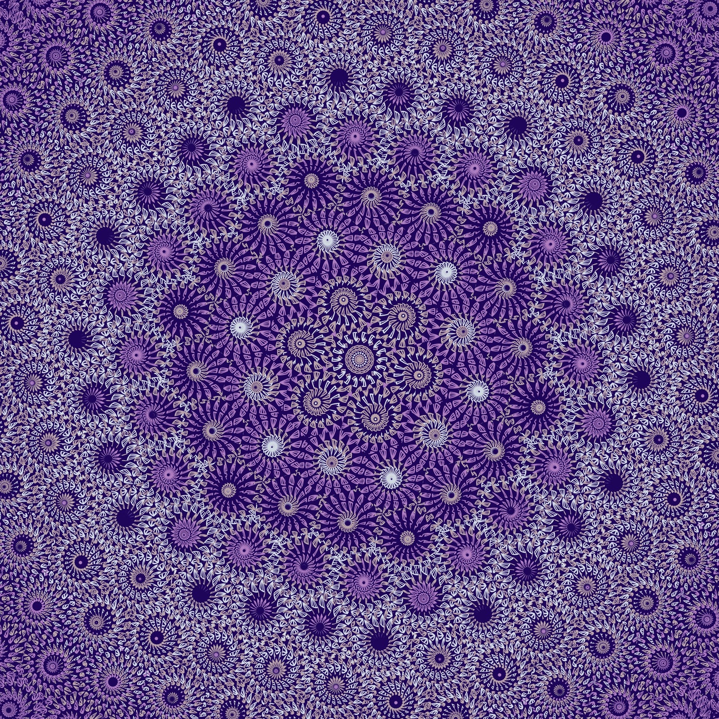 Violet Vortex Freeform Pattern