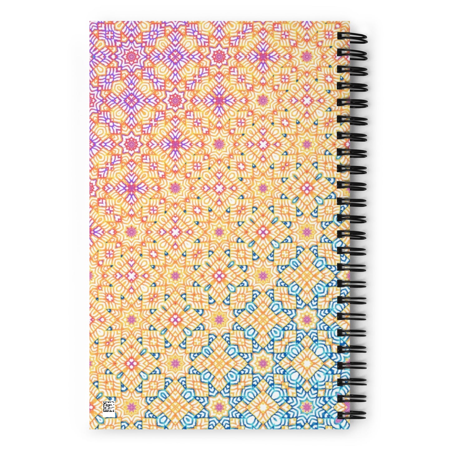 Crochet Print Spiral Notebook Journal