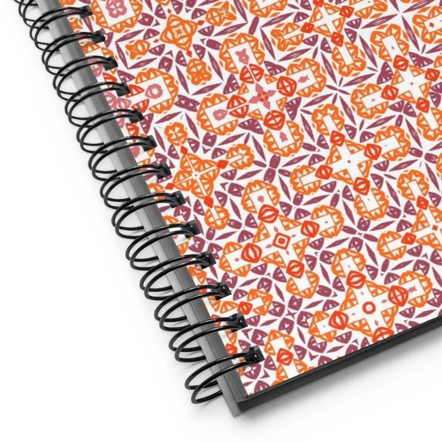 Crochet Print Spiral Notebook Journal