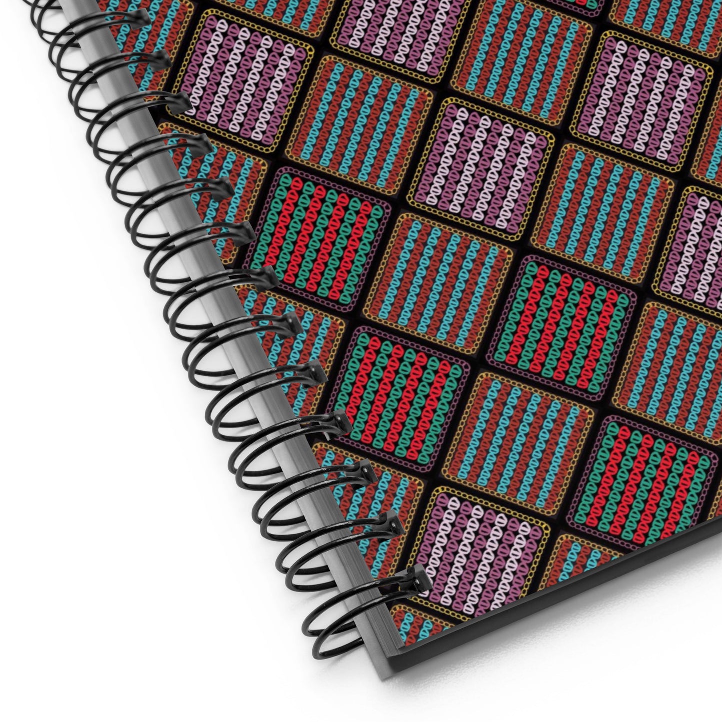 Crochet Print Spiral Notebook Journal