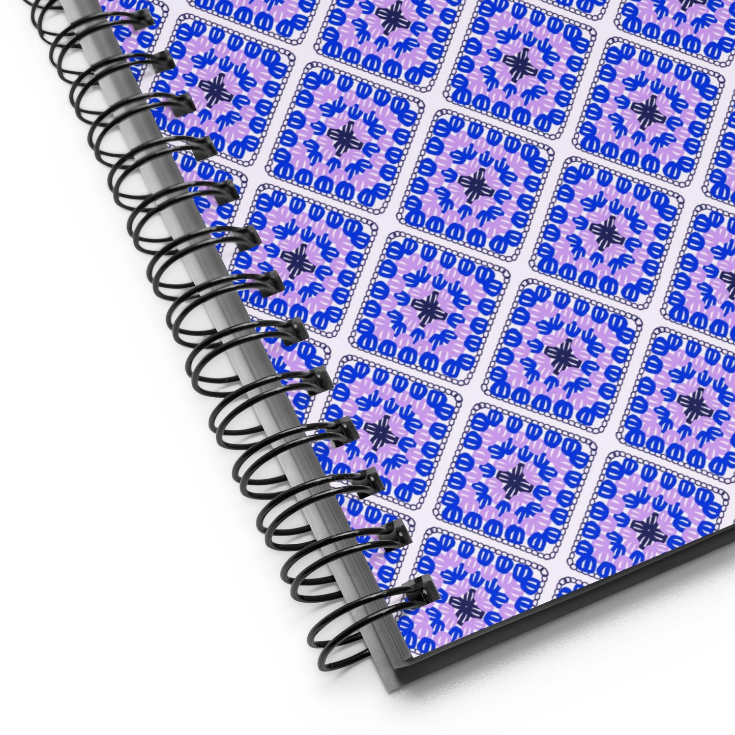 Crochet Print Spiral Notebook Journal