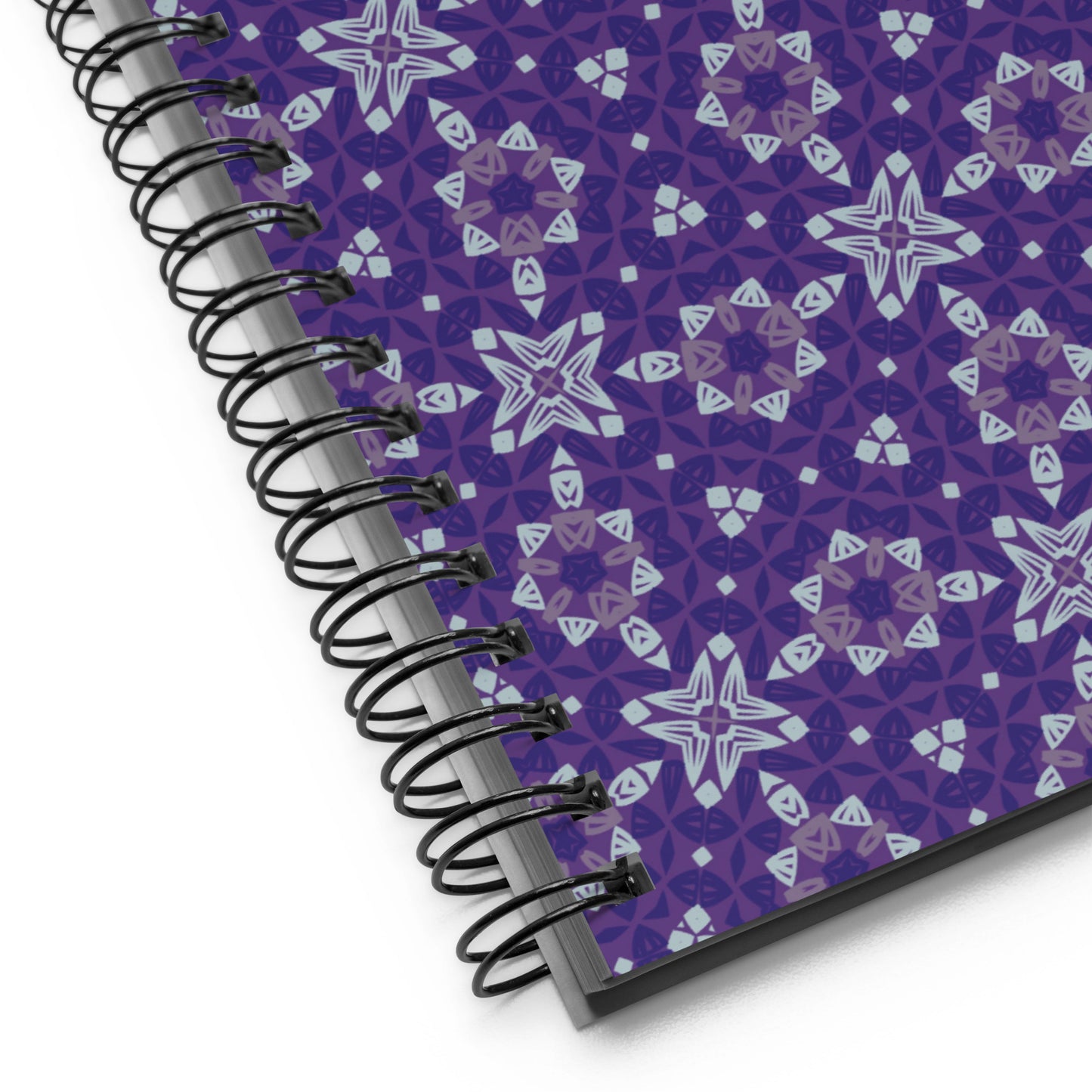 Crochet Print Spiral Notebook Journal