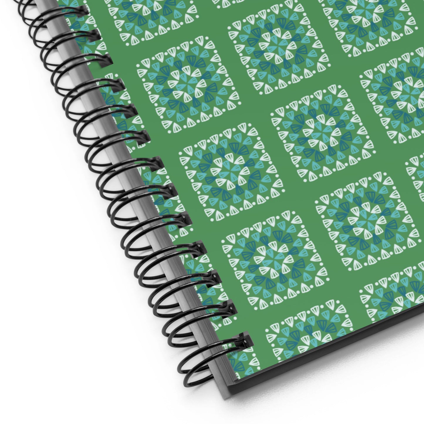 Crochet Print Spiral Notebook Journal