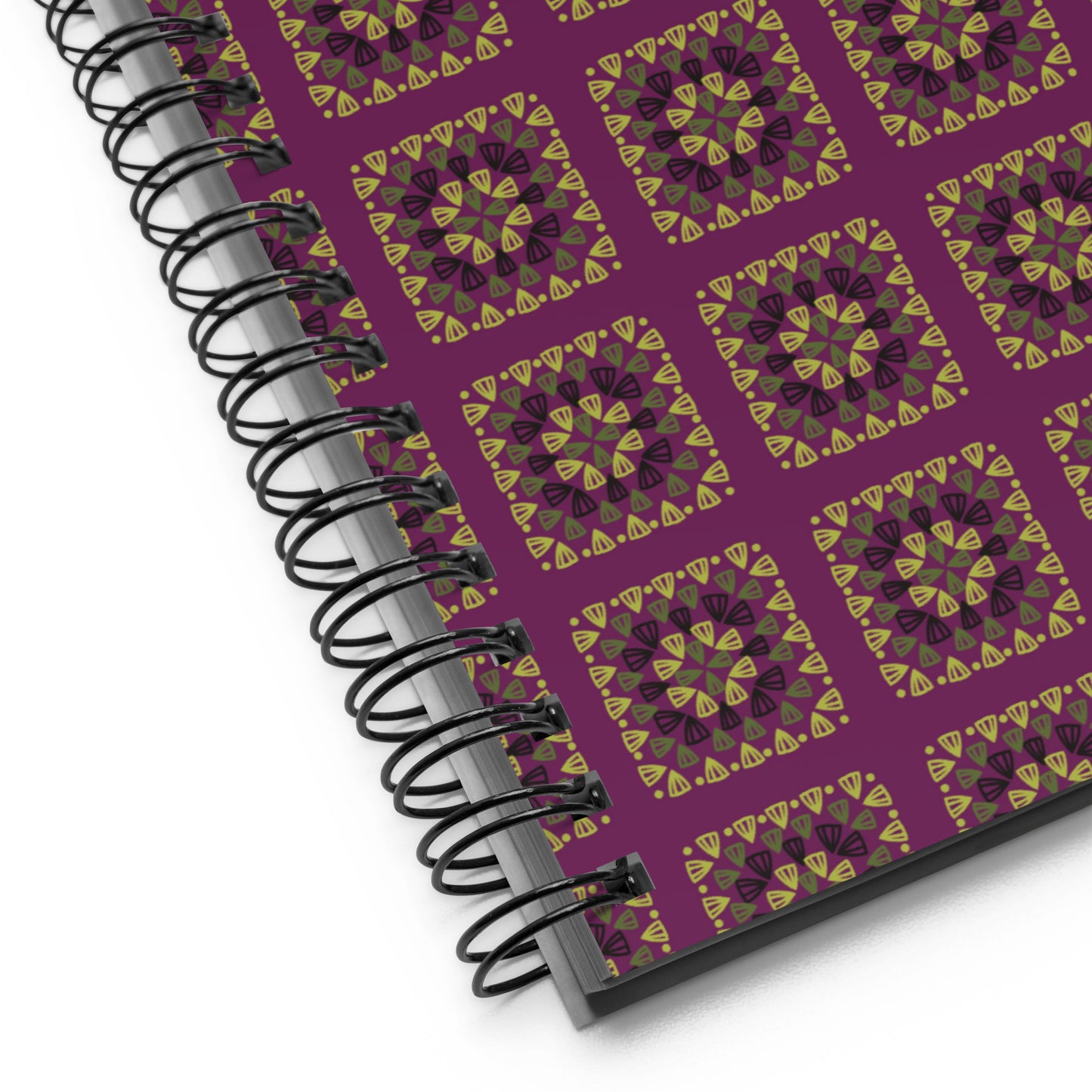 Crochet Print Spiral Notebook Journal