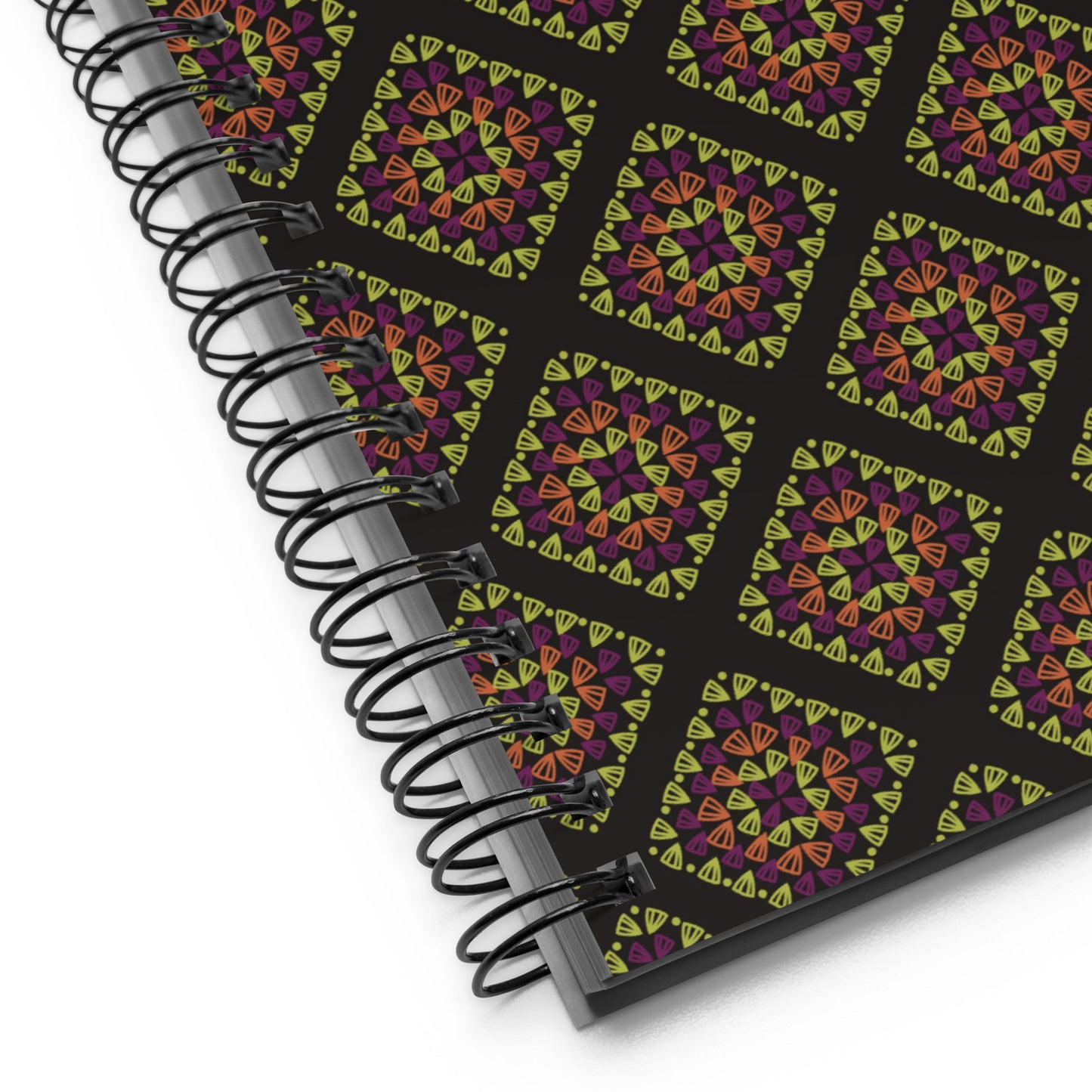 Crochet Print Spiral Notebook Journal