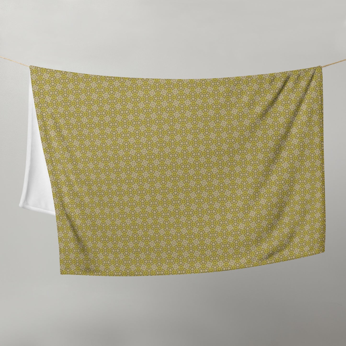 Crochet-Inspired Granny Squares Style print blanket