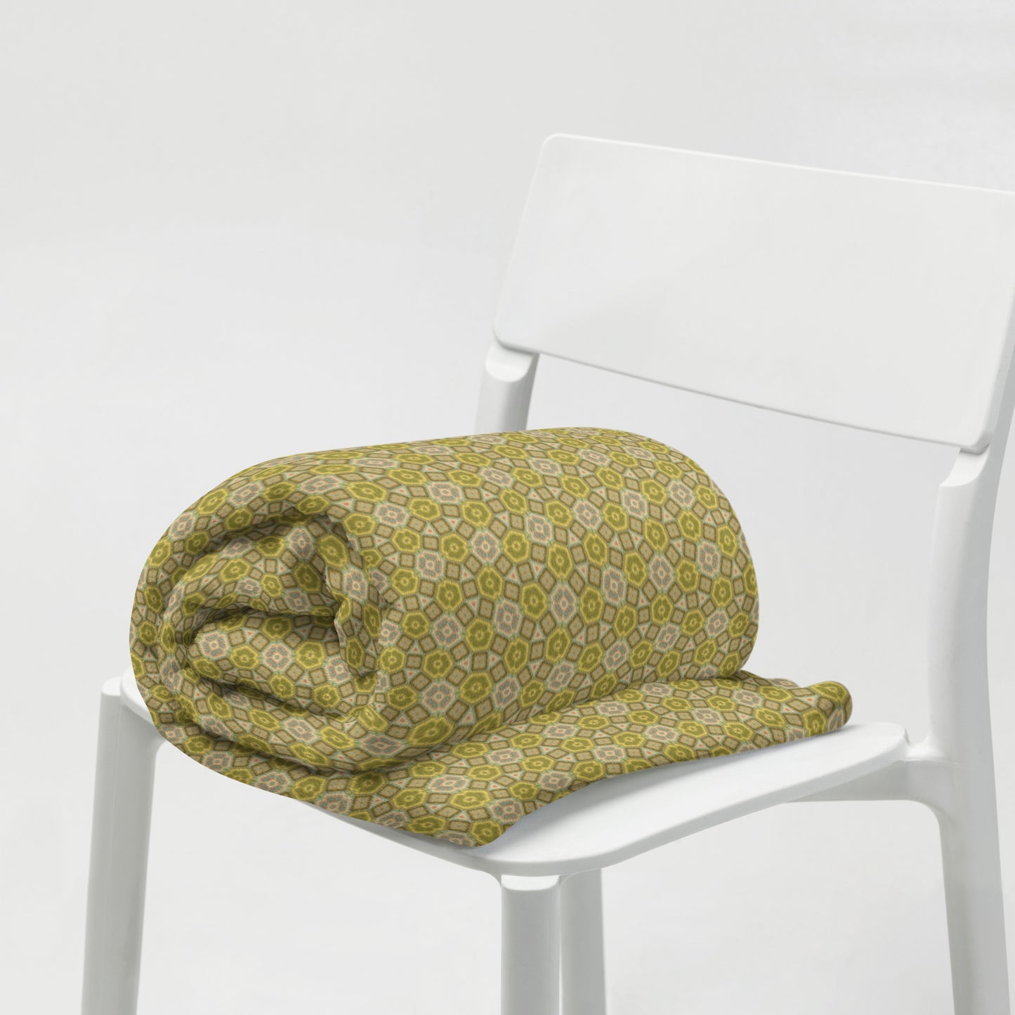 Crochet-Inspired Granny Squares Style print blanket