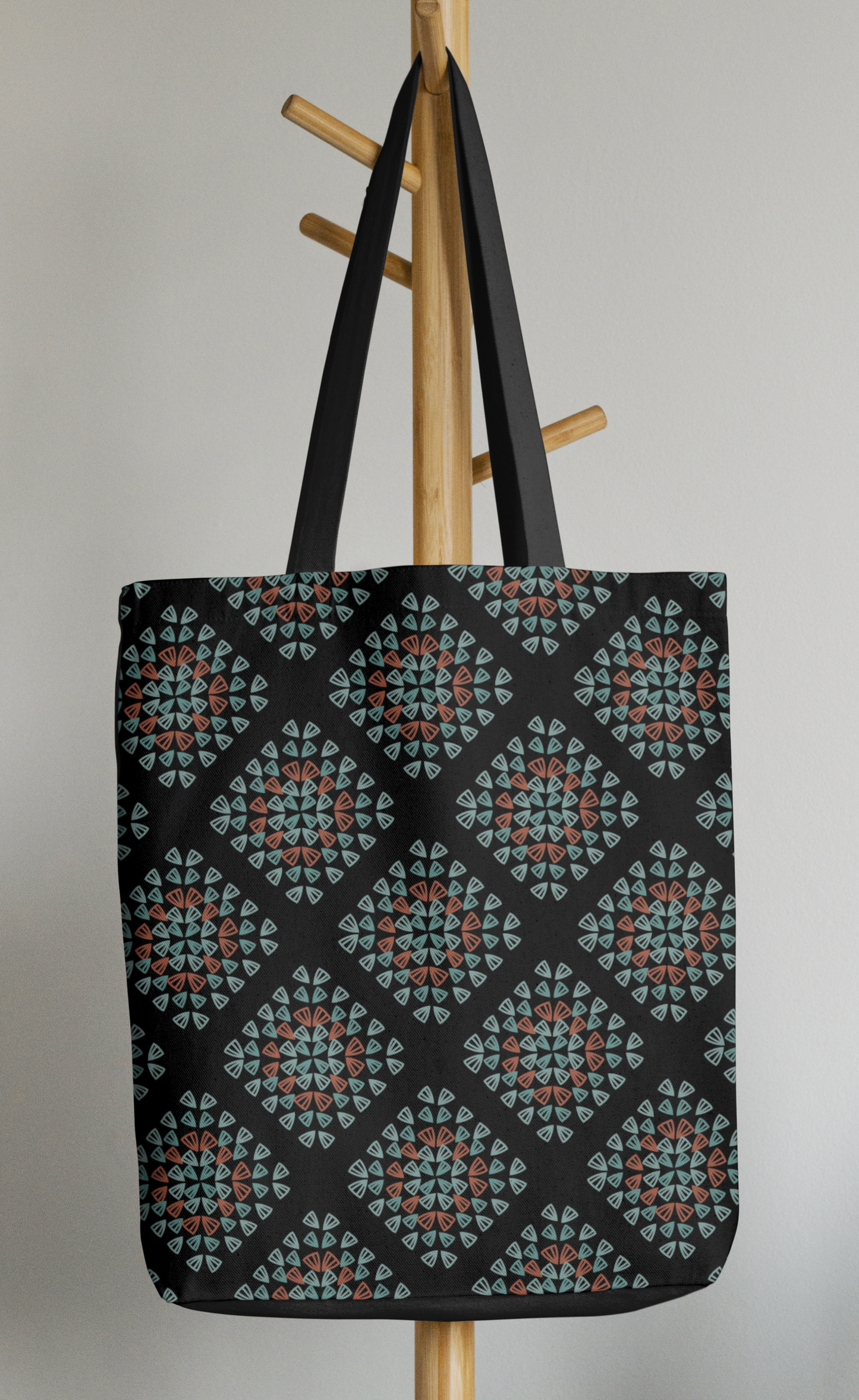 Forest Ember Granny Squares Seamless Print