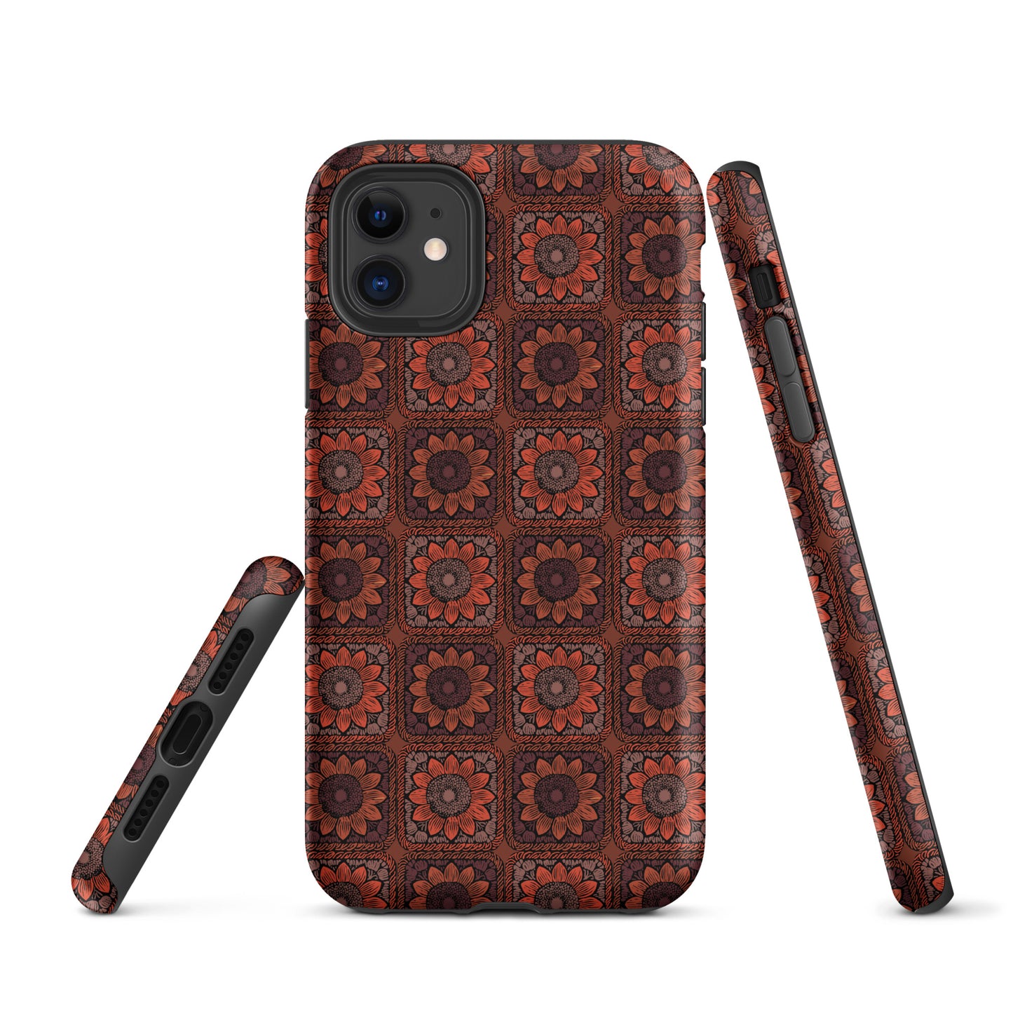 Terracotta Bloom Sunflowers Tough Case for iPhone®