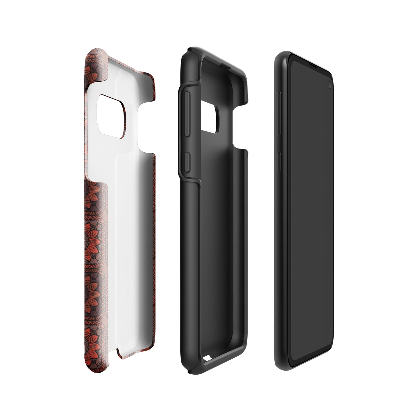 Terracotta Bloom Sunflowers Tough Case for Samsung® Phone