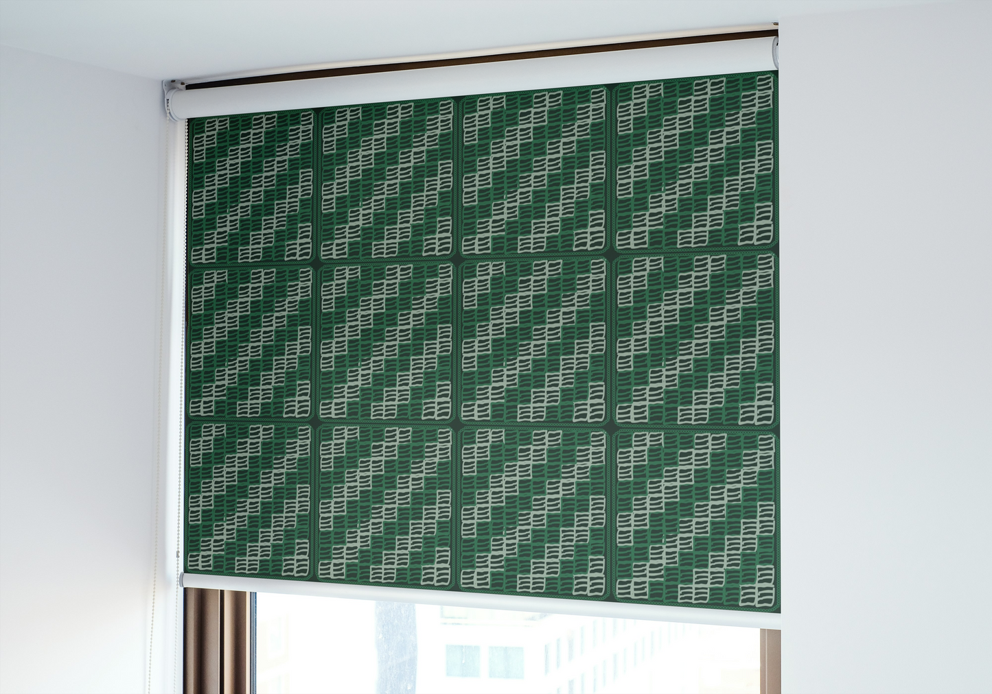 Forest Garden Granny Squares Trellis Print