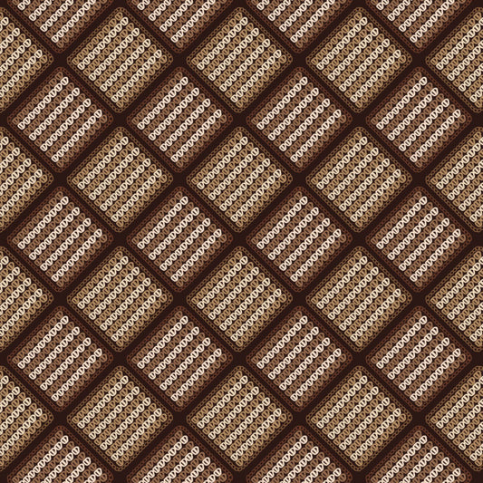 Chunky Afghan Mocha Mousse Granny Squares Design