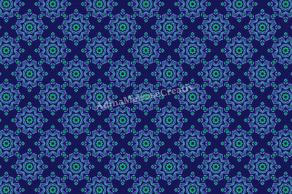 Sapphire Lace | 12 Seamless Patterns Bundle