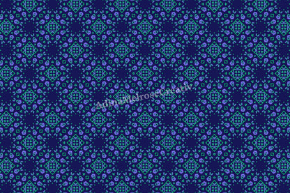 Sapphire Lace | 12 Seamless Patterns Bundle