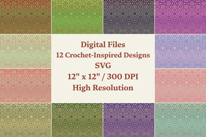 Decorative Heirloom 2 | 12 Seamless Patterns Bundle
