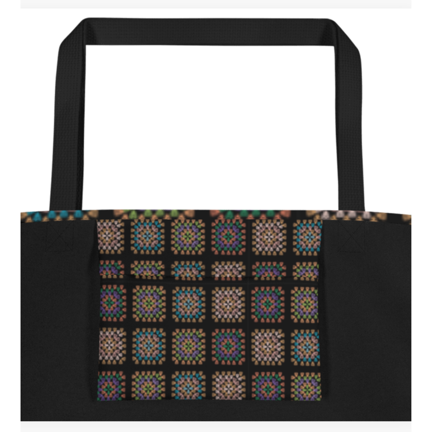 Radiant Tapestry All-Over Print Large Tote Bag