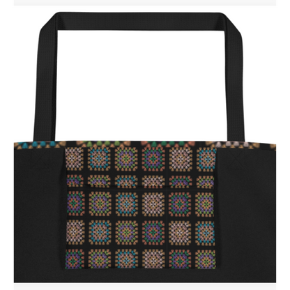 Radiant Tapestry All-Over Print Large Tote Bag