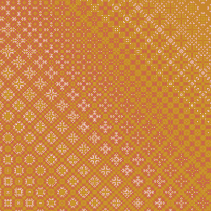 Cinnamon Dapple Lace Freeform Pattern