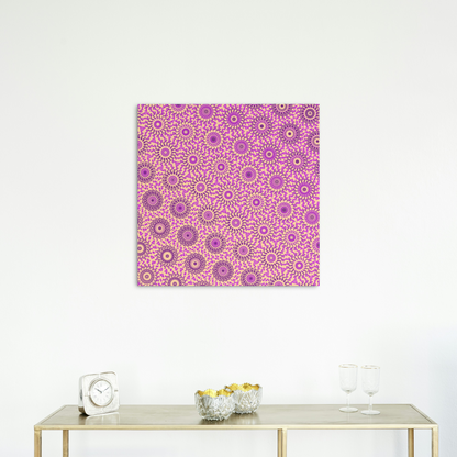Plum Whirl Freeform Pattern