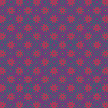 Scarletide Daisy Chain Floral Pattern