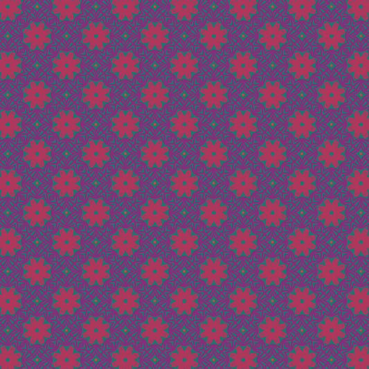 Scarletide Daisy Chain Floral Pattern