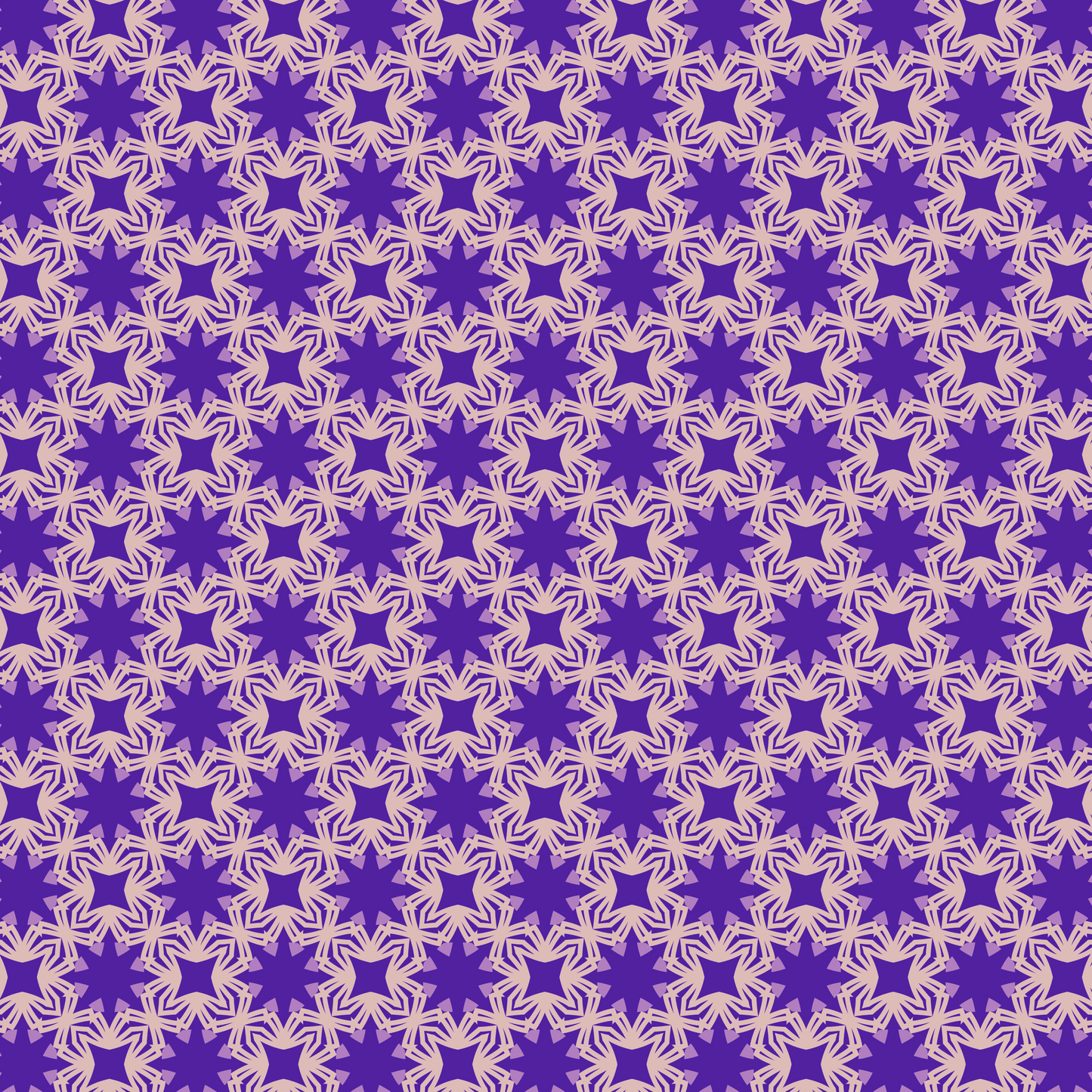 Amethyst Pearl Mandala 2 Bloom Pattern