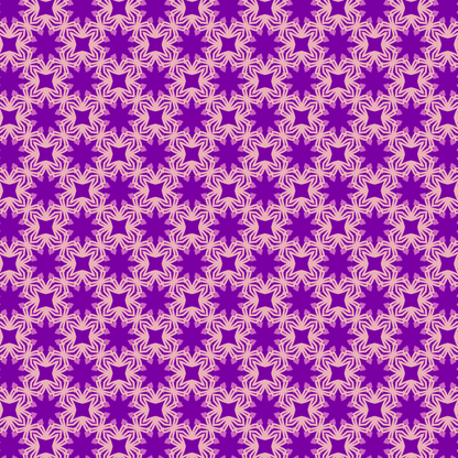 Amethyst Pearl Mandala Bloom Pattern