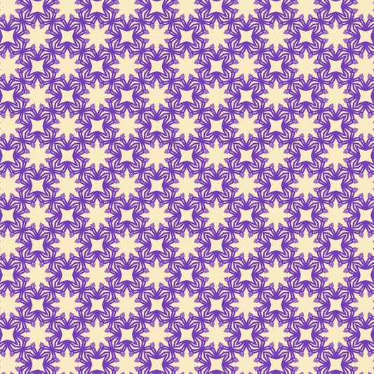 Lavender Pearl Mandala 2 Bloom Pattern