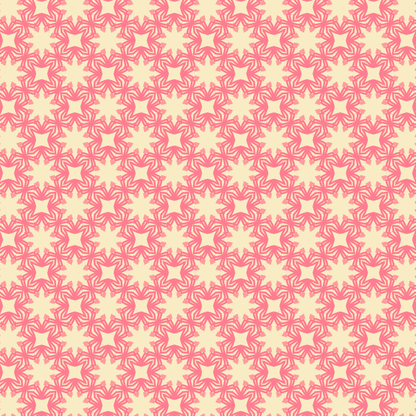 Salmon Pearl Mandala Bloom Pattern