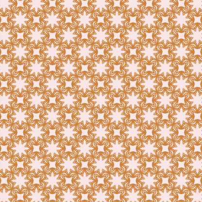 Toffee Blush Mandala Bloom Pattern