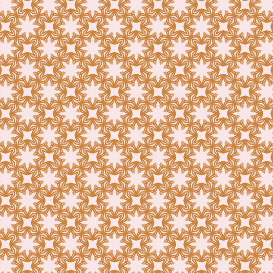 Toffee Blush Mandala Bloom Pattern