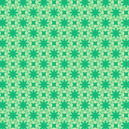 Veridian Spring Mandala 2 Bloom Pattern