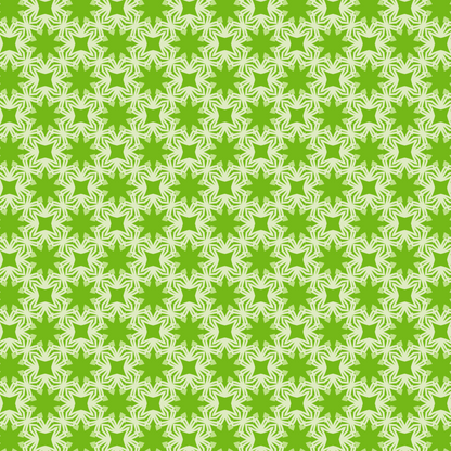 Zesty Green Bloom Pattern
