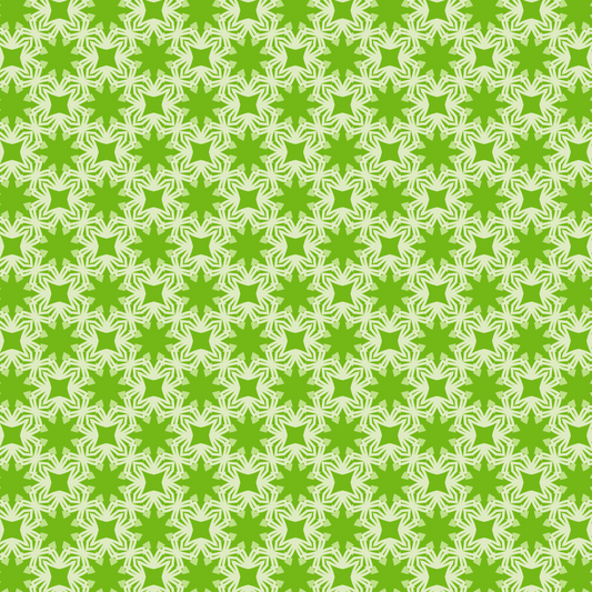 Zesty Green Bloom Pattern