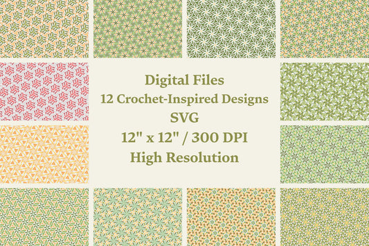 Meadow Vine | 12 Seamless Patterns Bundle