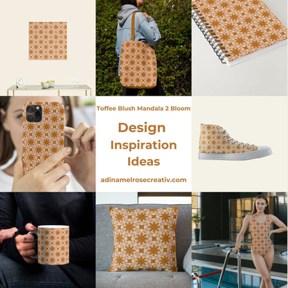 Toffee Blush Mandala 2 Bloom Pattern