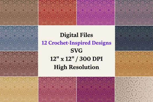 Decorative Heirloom | 12 Seamless Patterns Bundle