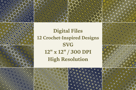 Maison Filigree | 12 Seamless Patterns Bundle