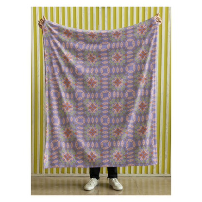 Purple Haze Granny Squares Seamless Print