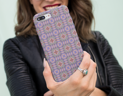 Purple Haze Granny Squares Seamless Print