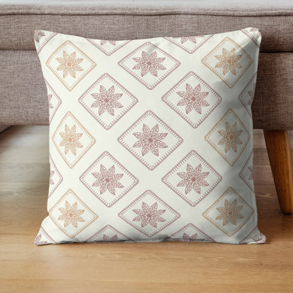 Marigold Meadow Crochet-Inspired Floral Granny Squares Print