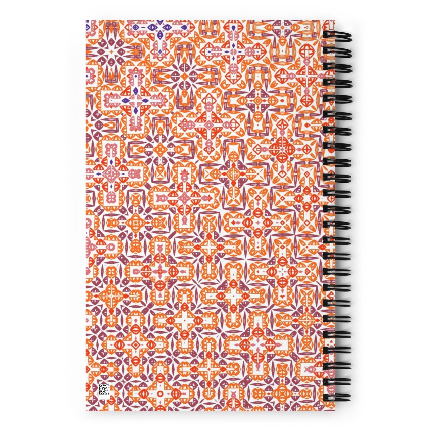 Crochet Print Spiral Notebook Journal