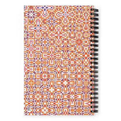Crochet Print Spiral Notebook Journal