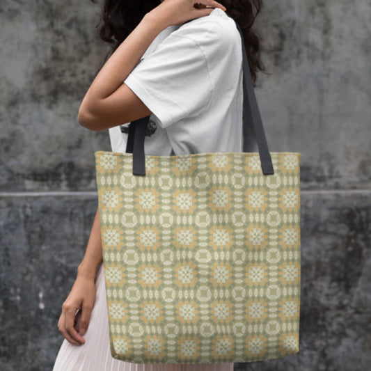 Honeycomb Harmony All-Over Print Large Tote Bag